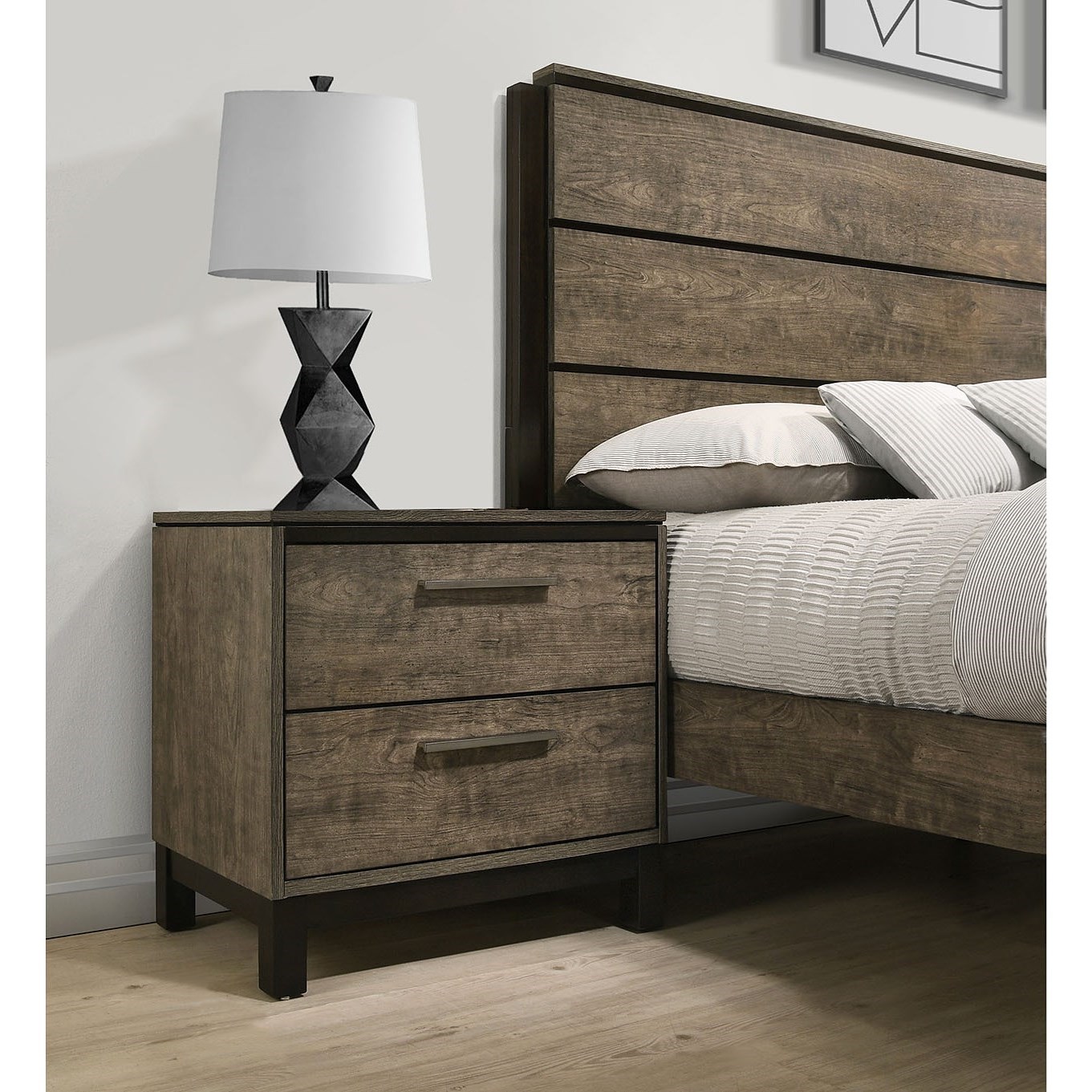 Lane Uptown Contemporary Nightstand with FeltLined Drawer Find Your